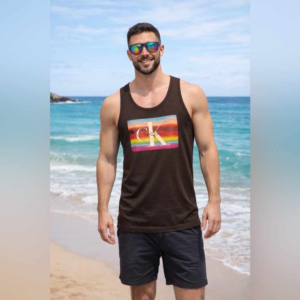Calvin Klein Jeans tank-top. Pride affirming. Size. XL (RUNS SMALLER).